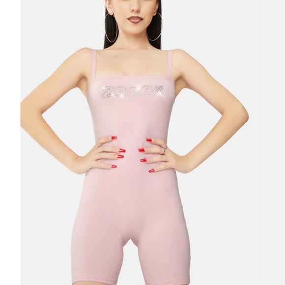 Cotton Candy Apparel
2000s Rhinestone Romper - Picture 1 of 9